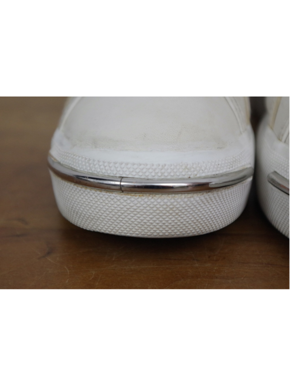 Alexander Wang Ladies' White Leather HI Top Sneakers 38.5 - Picture 8 of 10